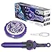 Infinity Nado Battling Tops Burst Toy for Boys Grils Age 5 Including Gaming Top Toys Sword Launcher Dream World Magic Dragon Lightning Purple - Image 2
