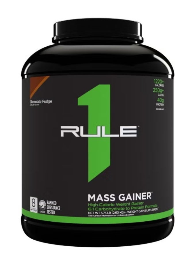 Rule 1 Mass Gainer 5Lb Chocolate Fudge Flavour