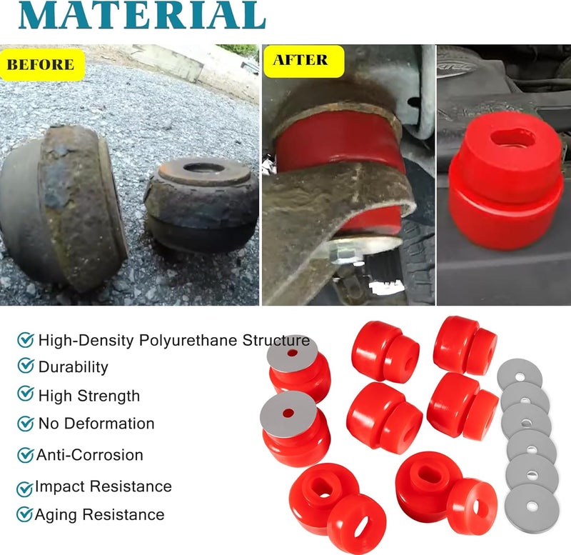 BELIFLY Body and Cab Mount Bushing Kit for Chevy Silverado & Sierra - Image 3