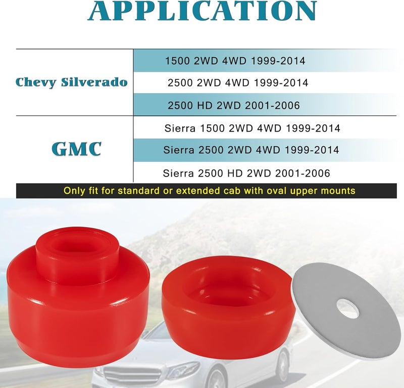 BELIFLY Body and Cab Mount Bushing Kit for Chevy Silverado & Sierra - Image 2