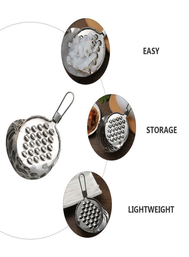 SHOWERORO 2pcs Bean Jelly Scraper Cold Noodle Scraping Tool Manual heese Grater Fruit Scraper for Home Restaurant - Image 4