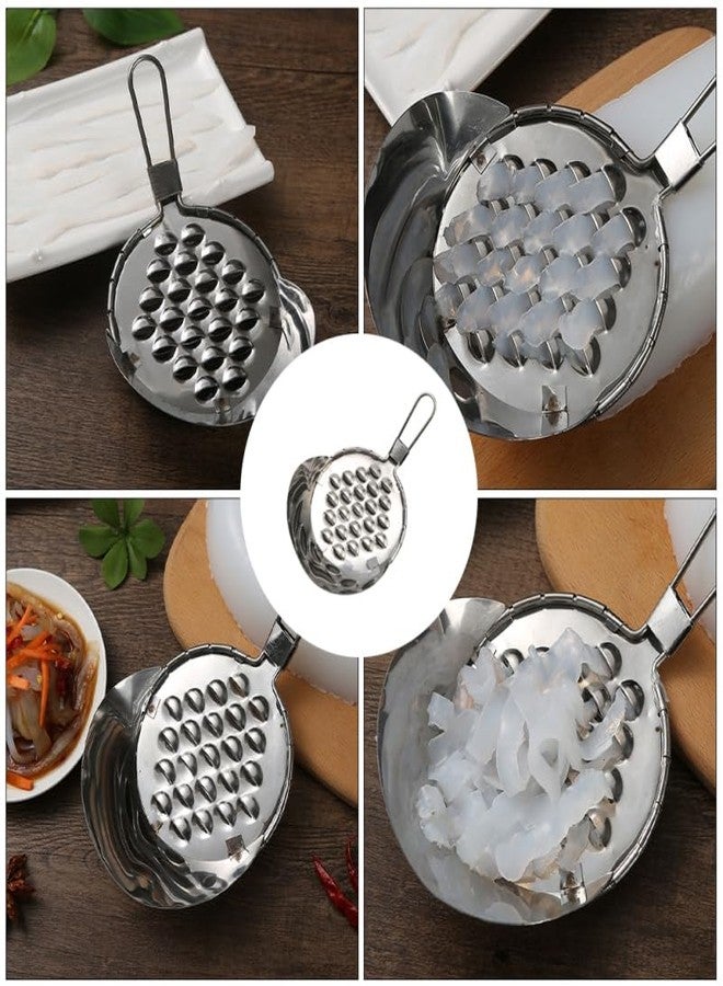 SHOWERORO 2pcs Bean Jelly Scraper Cold Noodle Scraping Tool Manual heese Grater Fruit Scraper for Home Restaurant - Image 3