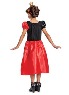 Party Centre Queen of Hearts Alice in Wonderland Child Classic Costume, Storybook Costume  - Image 2
