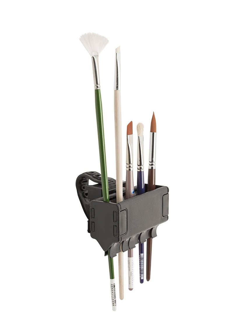 Easy To Use Products - Easy To Use Products Brush Grip Paintbrush Holder and Drying Rack/Caddy, Painting Supplies (Black) - Image 1