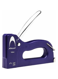 Rexel 1 Piece Blue Value Tacker with Ruler  - Image 1