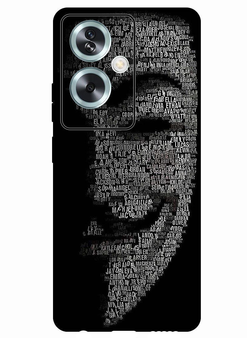 Theodor Protective Case Anti Scratch Shock Proof Bumper Cover For Oppo A79 5G Joker Half Face Mask  - Image 1
