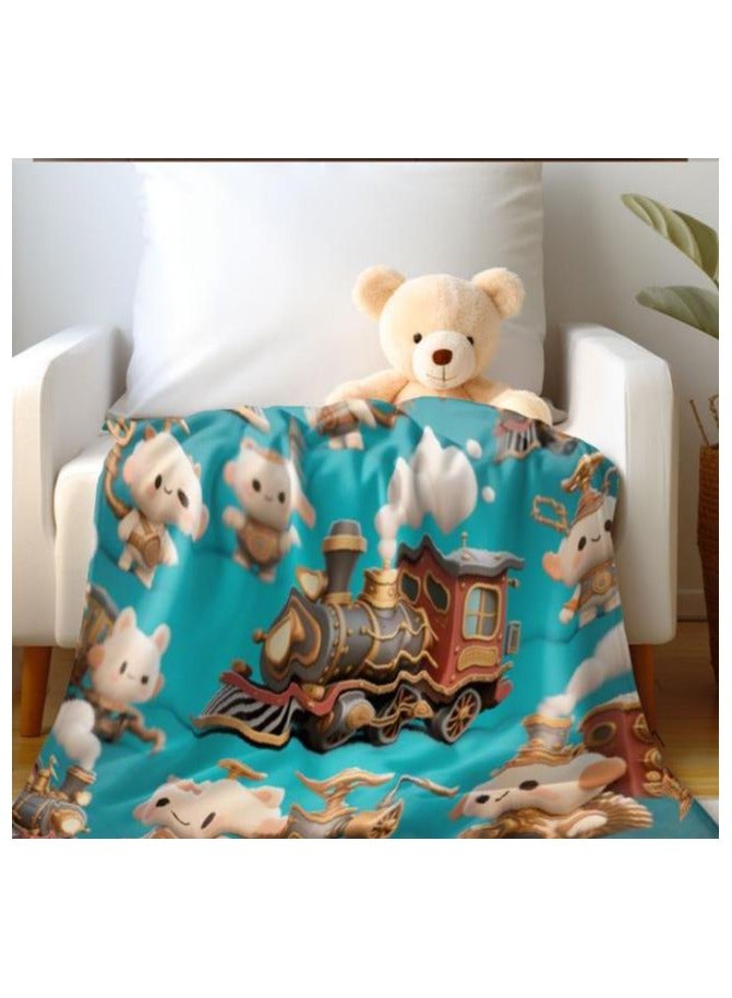 general Flannel thin blanket (warm and comfortable, suitable for sleep, gaming, dust removal and sandproof) 150cm*200cm - 82 - Image 4