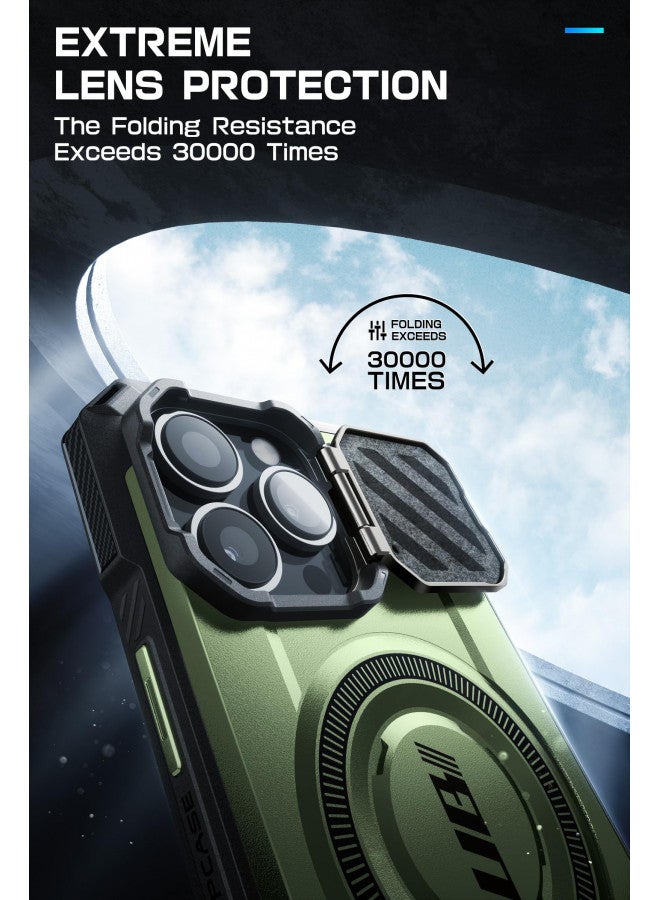 SUPCASE UB Mag XT Rugged Full Body Case with Built in Kickstand and Belt Clip for iPhone 14 Pro Max/iPhone 13 Pro Max with Camera Protection, Compatible with MagSafe (Goldan) - Image 3