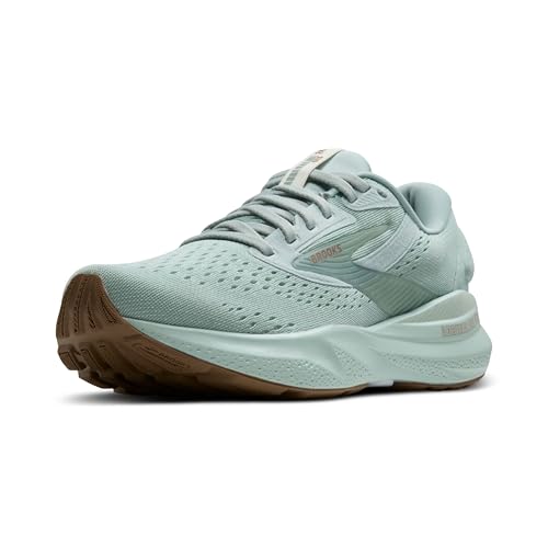 Brooks Women’s Adrenaline GTS 24 Supportive Running Shoe - Cloud Blue/Coconut/Portabella - 7 Medium - Image 1