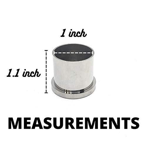 FAPBADRI Wall to Wall Bracket (Conceal Support) for 1 inch Curtain Pipe/Rod, Wallplugs & Screws Also Available, Material - Stainless Steel, Colour - Silver (SS Glossy Finish), 2 Pieces - Image 2