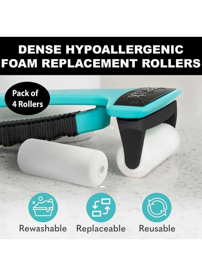 Bearback Lotion Applicator Replacement Foam Rollers | Set of Four High Density Foam Rollers - Image 2