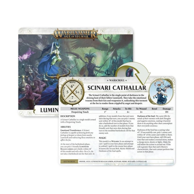Games Workshop Lumineth Realm-Lords: Warscrolls 2021 ENGLISH - Image 2
