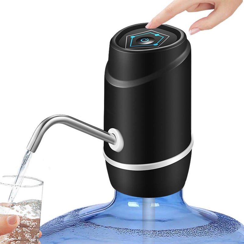 QLECT Magic Automatic Electric Water Dispenser Pump for 20 Litre Bottle Portable Water Pump Dispenser for Home, Office, and Outdoors | 1200 mAh C-Type Fast Charging Battery - Image 1