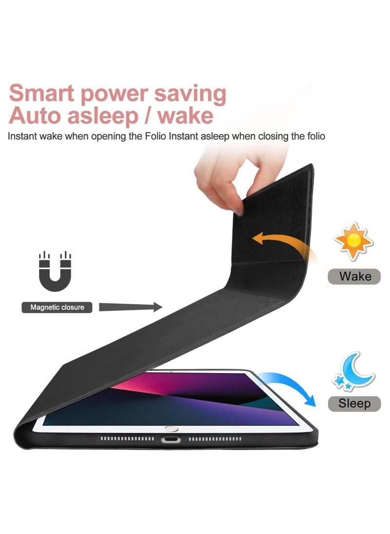 ELTRAZONE حافظة لوحة اللمس لجهاز iPad 9.7 بوصة، متوافقة مع iPad الجيل السادس و iPad الجيل الخامس، iPad Pro 9.7 بوصة، iPad Air 2، iPad Air، غلاف ذكي مع لوحة مفاتيح لاسلكية - Image 5