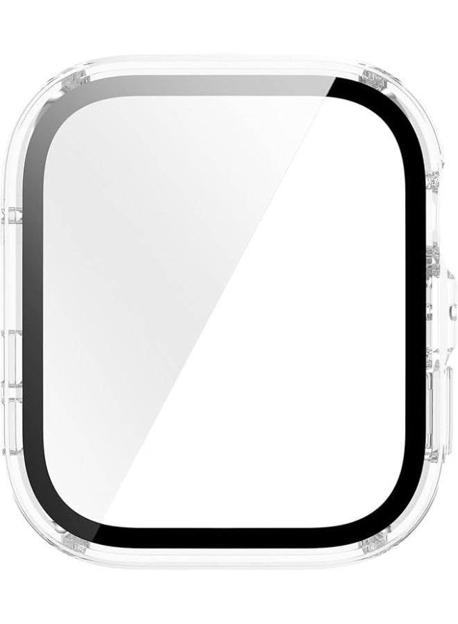 حافظة متوافقة مع ساعة هواوي واتش فيت 4، مصنوعة من البولي كربونات والغشاء المقوى، حافظة واقية شاملة مضادة للخدش متوافقة مع ساعة هواوي واتش فيت 4، شفافة - Image 3