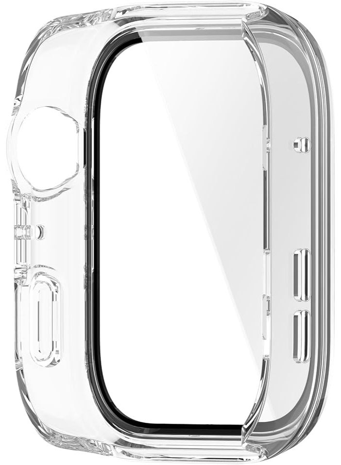 حافظة متوافقة مع ساعة هواوي واتش فيت 4، مصنوعة من البولي كربونات والغشاء المقوى، حافظة واقية شاملة مضادة للخدش متوافقة مع ساعة هواوي واتش فيت 4، شفافة - Image 2