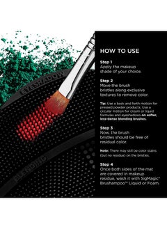 Sigma Beauty Sigma Switch by Sigma Beauty - Silicone Makeup Brush Cleaner for Switching Shades and Pigments, Switch Cleaning Mat for Superior Makeup Brush Cleaning Mid-Application (Full Size)  - Image 4