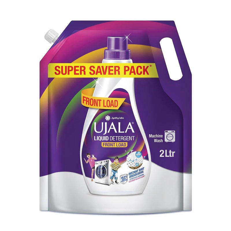 Ujala Front Load Liquid Detergent 2 Litre With Power of Instant Dirt Dissolution | Front Load Liquid Detergent for Superior Color Care | Laundry Liquid Detergent With Long-Lasting Refreshing Fragrance - Image 5