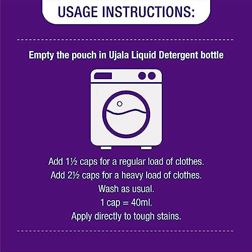 Ujala Front Load Liquid Detergent 2 Litre With Power of Instant Dirt Dissolution | Front Load Liquid Detergent for Superior Color Care | Laundry Liquid Detergent With Long-Lasting Refreshing Fragrance - Image 4