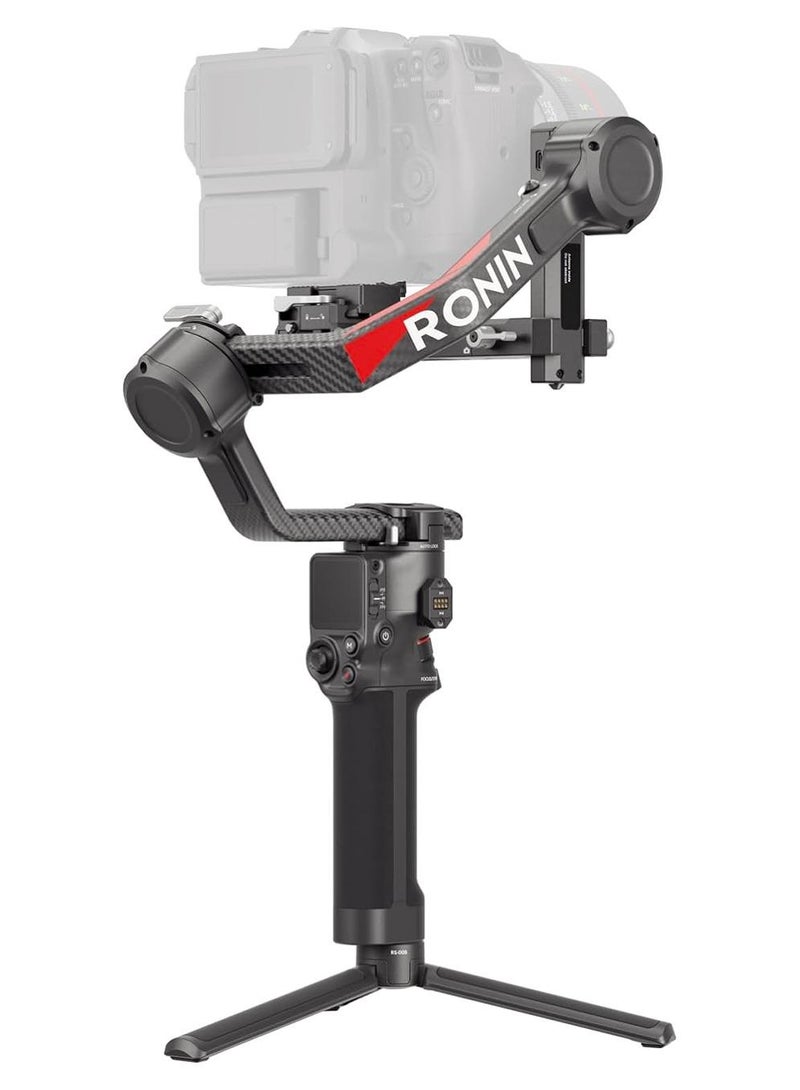 dji RS 4 Pro, 3-Axis Gimbal Stabilizer for DSLR & Cinema Cameras Canon/Sony/Panasonic/Nikon/Fujifilm, 2nd-Gen Native Vertical Shooting, 4.5kg Payload, Dual Focus & Zoom Motors Grey - Image 1