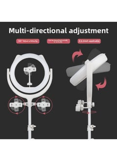 General Mobile Phone Bracket Multi-position Live Broadcast Tripod Floor Video Fill Light Thermometer Support Frame Wholesale-Specifications:White 1.6m Bare Rack  - Image 3