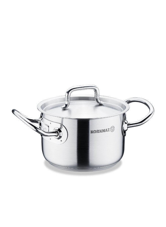 Korkmaz Korkmaz Gaster Proline Stainless Steel Pot, model 14 cm