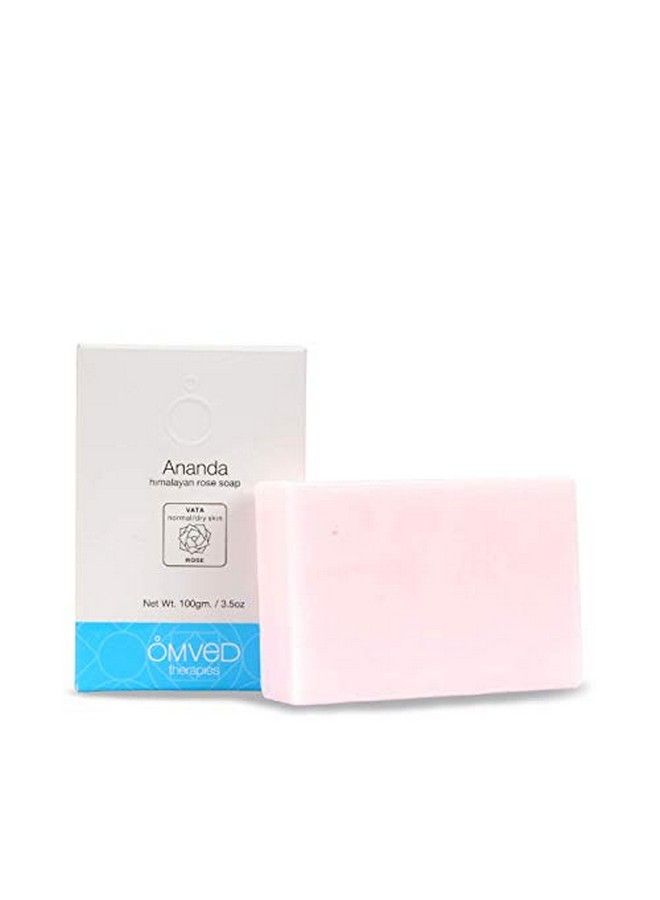 Omved Ananda N Rose Ayurvedic Handmade Soap 100% Natural N And Coldpressed 100 G - Image 1