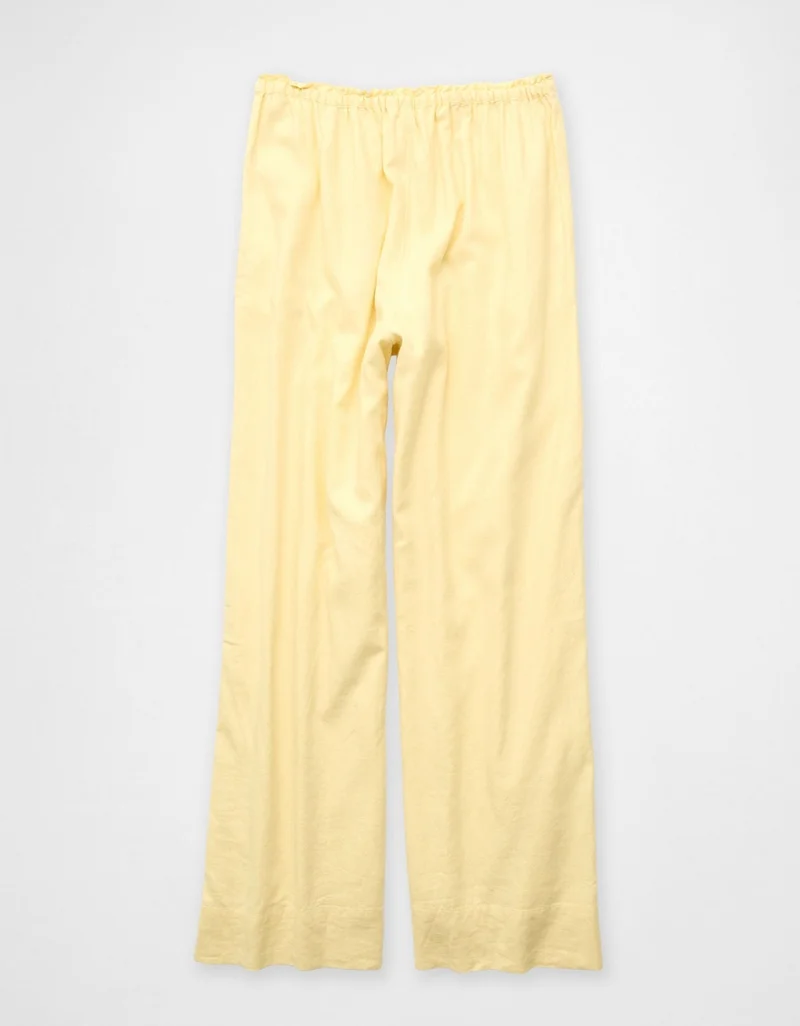 American Eagle  AE High-Waisted Linen Easy Pant for Women | Best Price UAE