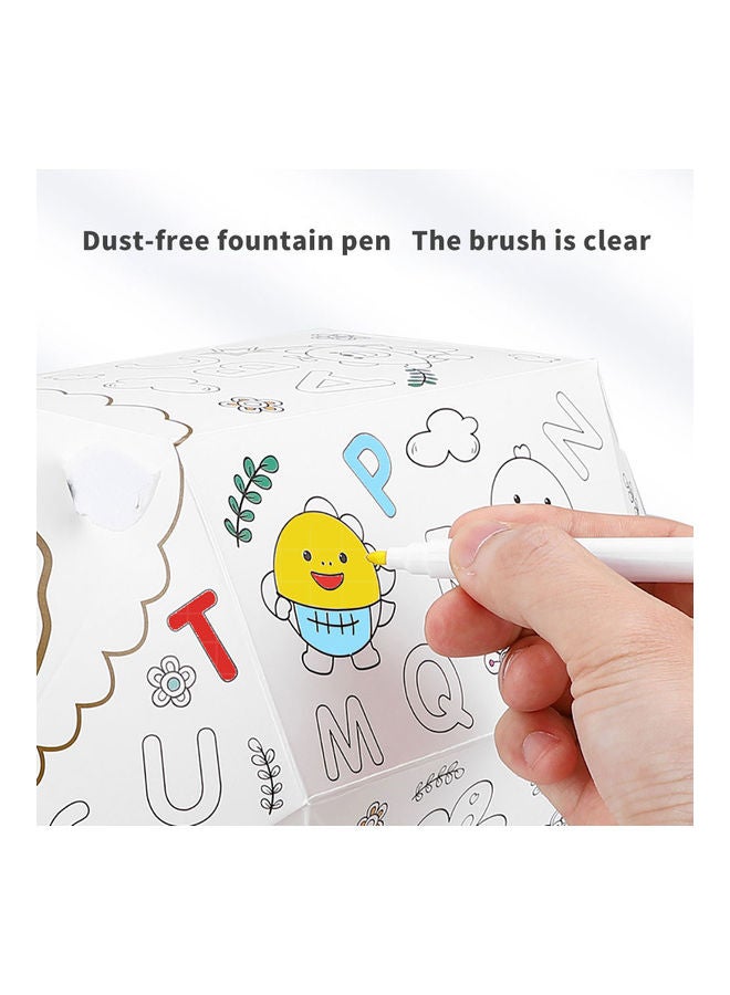 3D Graffiti Assembled Puzzle White - Image 4