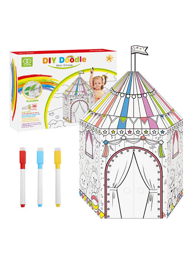 3D Graffiti Assembled Puzzle White - Image 1