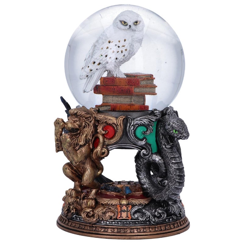 Nemesis Now Harry Potter Hedwig Snow Globe Officially Licensed Collectible with HandPainted Detail Hogwarts House Emblems Perfect Harry Potter Gift Owl Resin Figurine Home Decor - Image 2