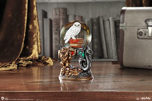 Nemesis Now Harry Potter Hedwig Snow Globe Officially Licensed Collectible with HandPainted Detail Hogwarts House Emblems Perfect Harry Potter Gift Owl Resin Figurine Home Decor - Image 3