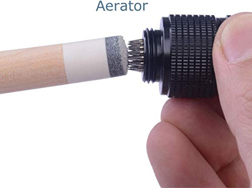AB Earth Aluminum 4-in-1 Billiard Pool Cue Tip Accessory Tool Repair Kit (Scuffer, Aerator, Tapper, Joint Protector) (Quick Release) - Image 4