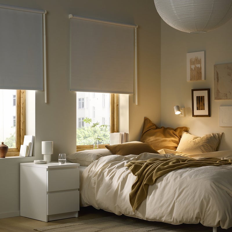 Baitique Block-Out Roller Blind, White, 140×195 cm - Image 2