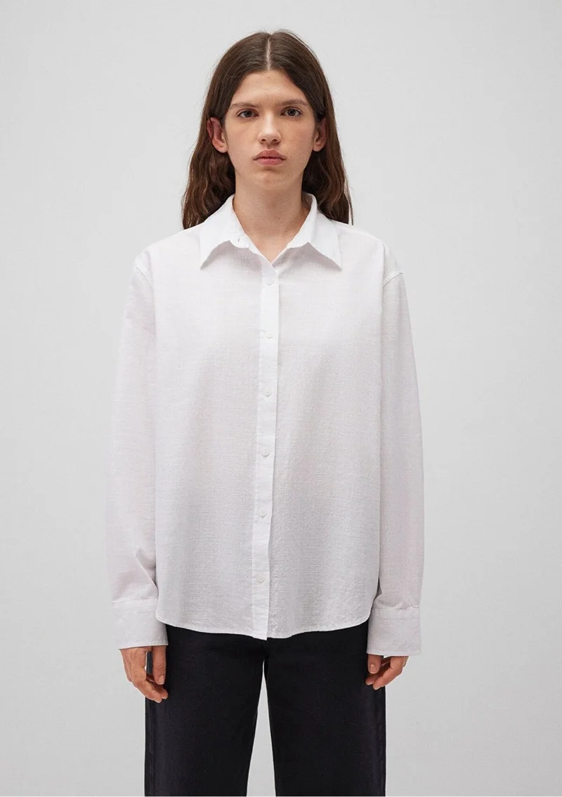 Mavi Jeans Blue Jeans Blue White Shirt Loose Fit / Loose Comfort Cut 1210873-620