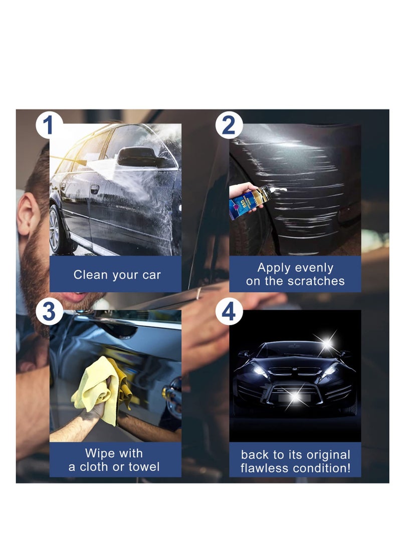 SYOSI - Car Scratch Remover, Premium Car Scratch Remover Kit, Scratch Remover for Vehicles, Scratch Removal, Car Scratch Swirl Remover, Car Scratch Remover for Deep Scratches, Active Decomposition Scrub - Image 1