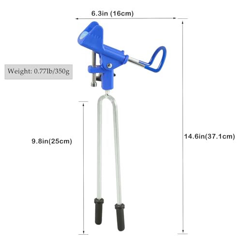 Tripquips Fishing Rod Holders Upgraded 360 Degree Adjustable Fishing Pole Stand Equipment for Bank Beach Gift for Men EquipmentBlue - Image 3