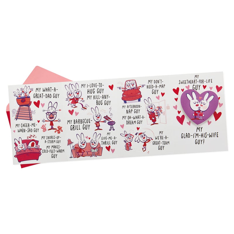 Hallmark Funny Valentine's Day Card for Husband (Great Guy Poem) - Image 4