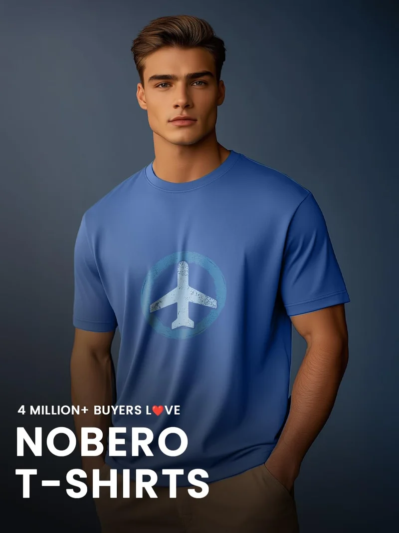 Nobero Cotton T-Shirts Combo Pack for Men