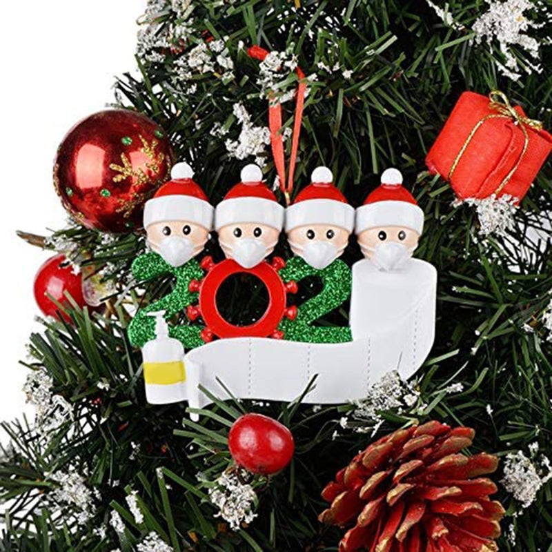 Mask Santa Claus Hanging Pendant Xmas Tree Hanging Pendants Family Party Hanging Ornament Christmas Decoration Gift Personalized Decor - Image 4