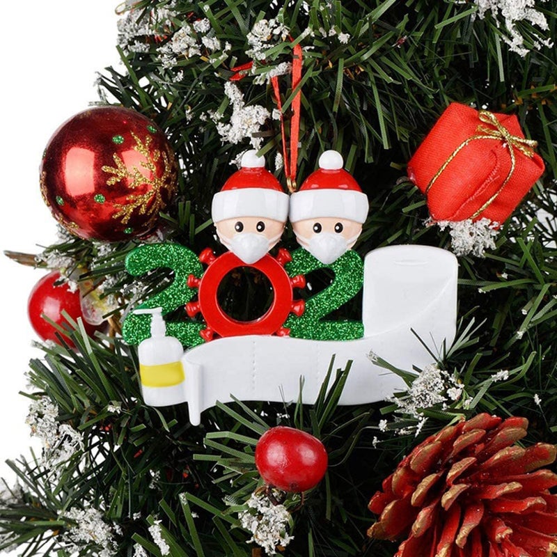 Mask Santa Claus Hanging Pendant Xmas Tree Hanging Pendants Family Party Hanging Ornament Christmas Decoration Gift Personalized Decor - Image 3