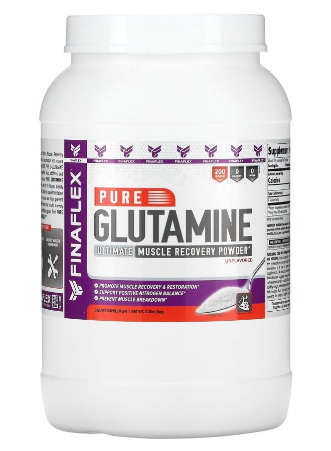 Pure Glutamine Unflavored 2.2 lbs (1 kg)