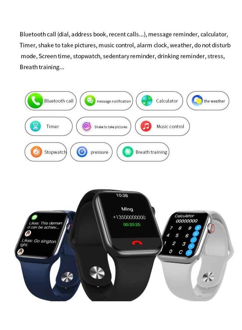 GULFLINK Full screen Smartwatch Compatible for Android and iOS System - Image 3