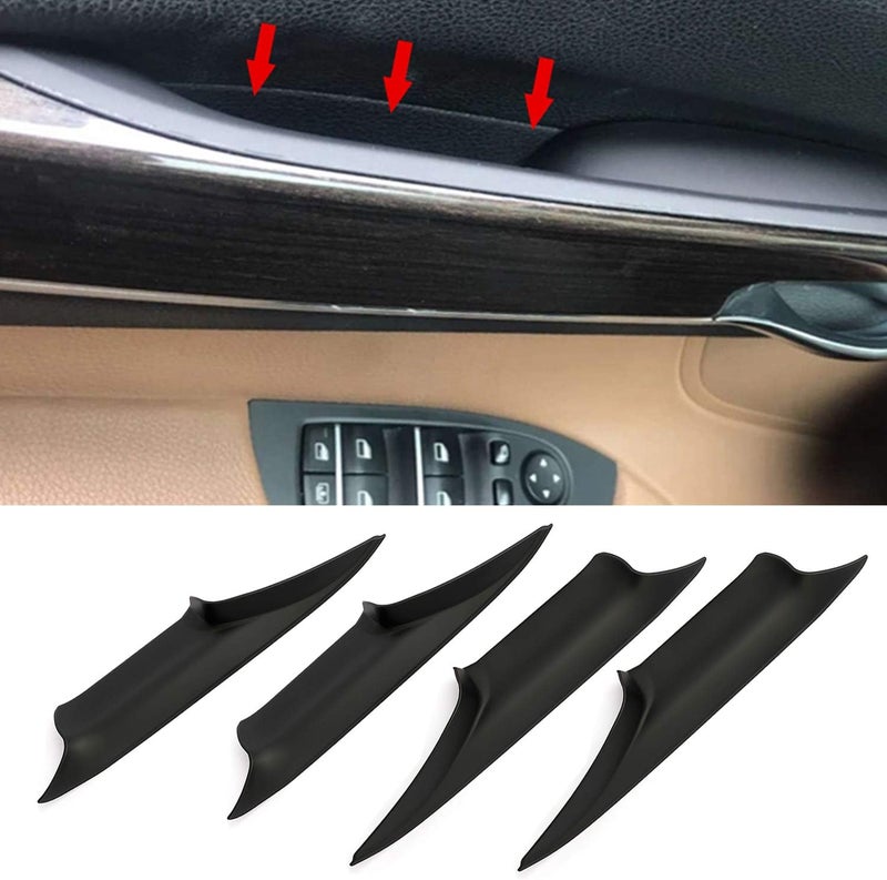 FEXON Door Pull Handle Cover Replacement for BMW 7 Series 730Li 740Li 750Li 760Li F02 2008-2014 Fit Long-wheelbase and FL FR RL RR Position Replaces 51419115501 51419115502 51429151211 51429151212 - Image 5