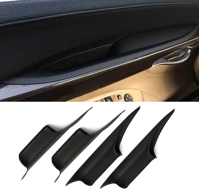 FEXON Door Pull Handle Cover Replacement for BMW 7 Series 730Li 740Li 750Li 760Li F02 2008-2014 Fit Long-wheelbase and FL FR RL RR Position Replaces 51419115501 51419115502 51429151211 51429151212 - Image 4