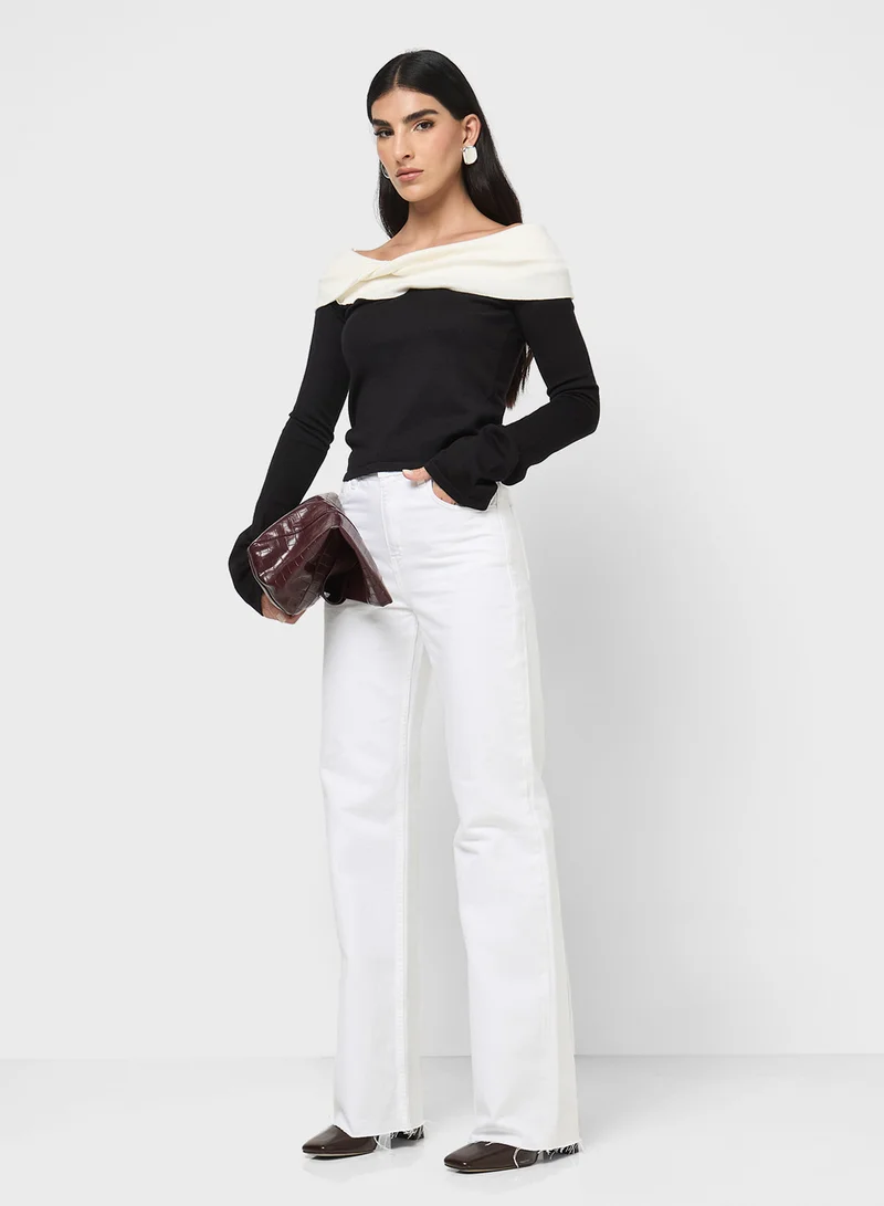 ELLA Off Shoulder Sweater