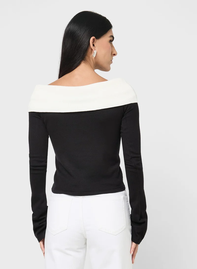 ايلا Off Shoulder Sweater