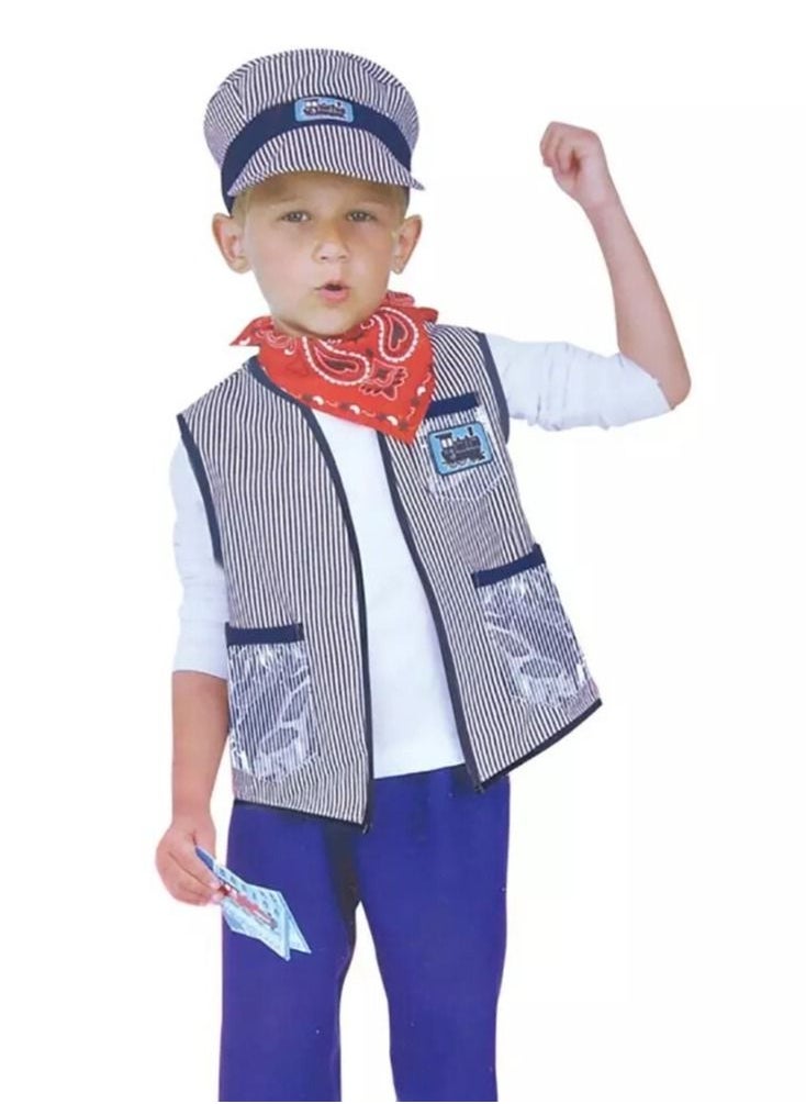 Donia Train engineer costume set for kids  - Image 2