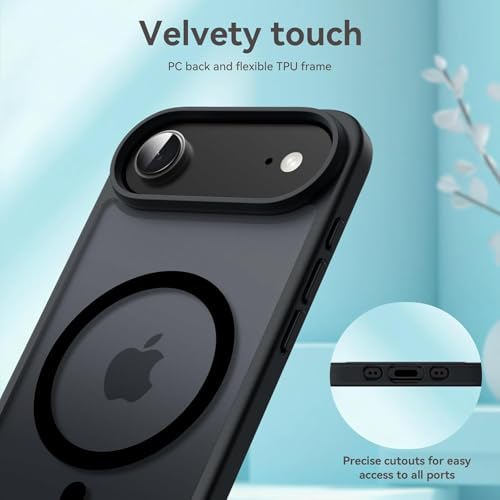 EGOTUDE Frosted Case for iPhone (iPhone Air) Black - Image 2