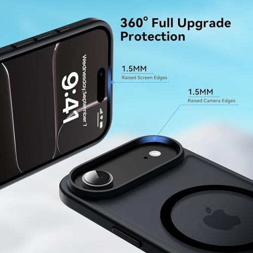 EGOTUDE Frosted Case for iPhone (iPhone Air) Black - Image 5